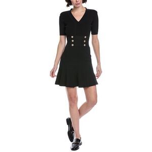 Stellah Womens Knit Mini Dress, Black